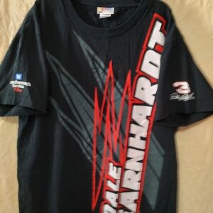 Dale Earnhardt Black T Shirt Nascar Winners Circle  Size Large